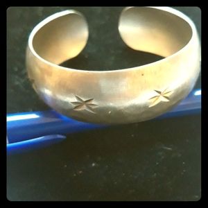 Sterling silver cuff bracelet